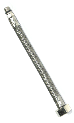 Furtun flexibil inox M10x1/2” F 0,5 m