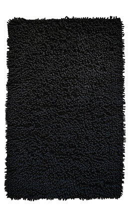 Covor de baie 50x80cm Rasta negru
