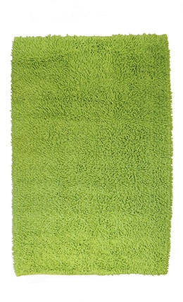Covor de baie 55x85cm Twist Loop verde,