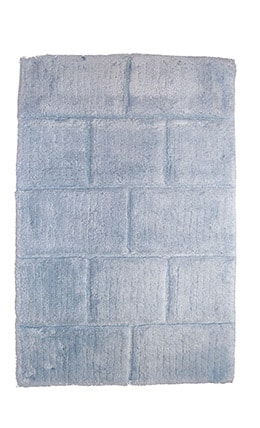 Covor de baie 60x90cm Wall albastru