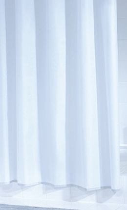 Perdea de dus vinil 240x180 cm Uni alb